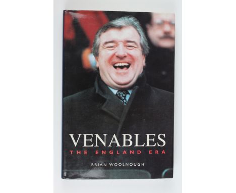 Terry Venables - Tottenham, Chelsea, England - book written by Brian Woolnough ' Venables the England Era' with dust jacket a