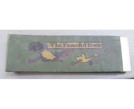 Book: 'The Fanciful Fowls' by Charles Robinson, with printed illustrations and text 