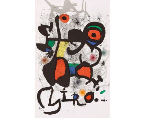 JOAN MIRO   Montroig 1893 - 1983 Mallorca: XXIIe Salon de Mai - Agora 1 - Joan Miró. Das plastische Werk. Ausstellungsplakate
