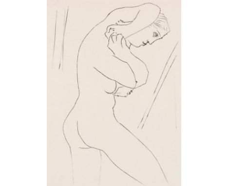 PABLO PICASSO   Malaga 1881 - 1973 Mougins: Nu au Collier. Planche II aus Maurice Toesca, „Six Contes fantastiques“, Paris 19
