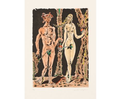 VERSCHIEDENE KÜNSTLER: Hommage à Dürer. Kassette mit 9 meist farb. Orig.-Graphiken (1 Kupferstich, 3 Rad., 1 Farbaquatinta, 1