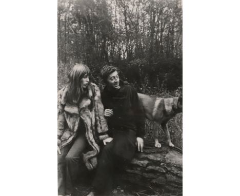 PATRICK BERTRAND   (?) 1939 - 2017 (?): Jane Birkin und Serge Gainsbourg. Das Schauspielerpaar während der Dreharbeiten zu de