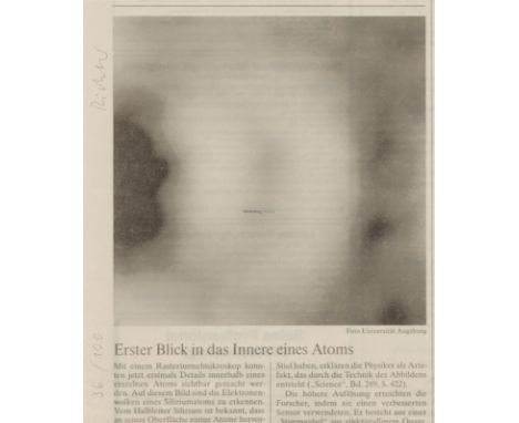 GERHARD RICHTER   Dresden 1932 - tätig in Köln: Erster Blick. Herausgegeben von der Edition Staeck, Heidelberg. 2 Offsetlitho