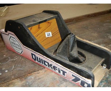 A "Quickfit 70" car centre console, circa 1970's.