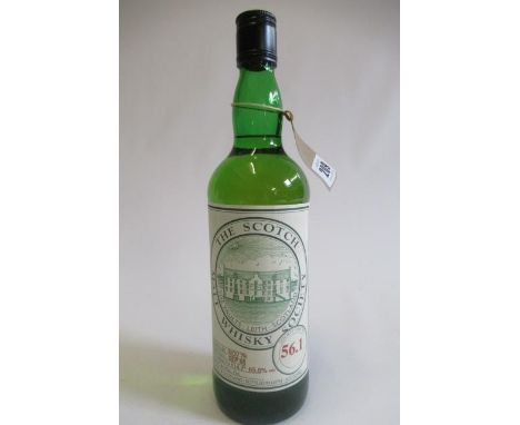 One bottle Scotch Malt Whisky Society (Old Pultney), cask no. 56.1, distilled Nov 79, bottled Sep 88, 65.5% volCondition good