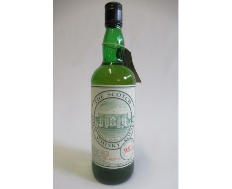 One bottle Scotch Malt Whisky Society (Auchroisk), cast no. 95.1, distilled Jun 78, bottled Sep 91, 58.3% volCondition good