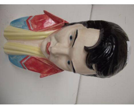 Ceramic bust of Elvis