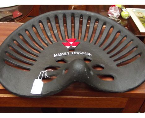 'Massey' Ferguson' cast iron tractor seat