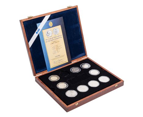 Kleine 9-teilige Sammlung Dt. Kaiserreich - dabei z.B. 1 x Sachsen - 5 Mark 1908/E, König Friedrich August oder auch 1 x Baye