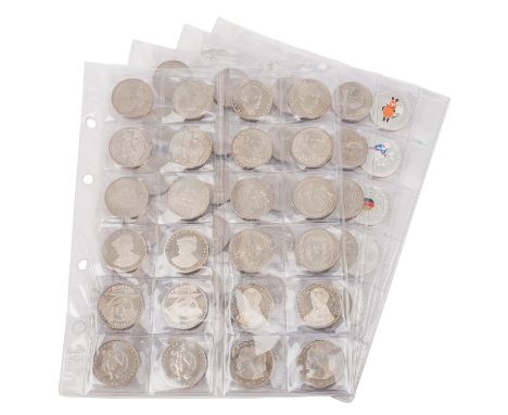 BRD / Euro - Sammlung von 50 x 10 Euro, 25 x 20 Euro, sowie 7 x 5 €+ 1 x 10 Euro Polymerring.| FRG / Euro - collection of 50 