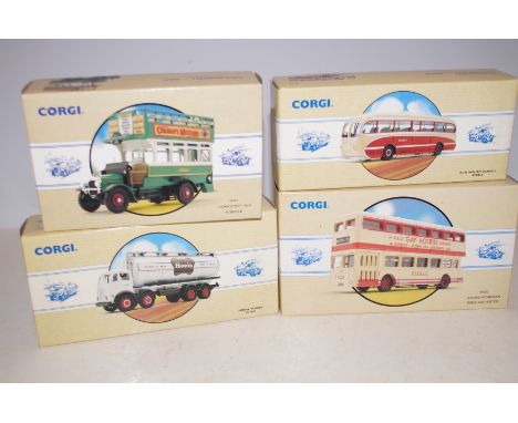 4 Corgi vehicles