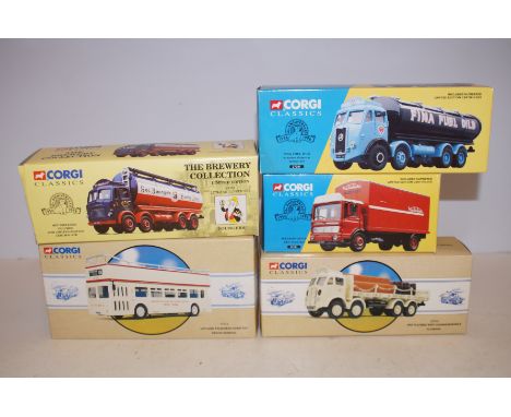 5 Corgi classics boxed vehicles