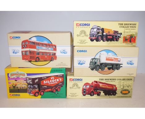 5 Corgi classics boxed vehicles