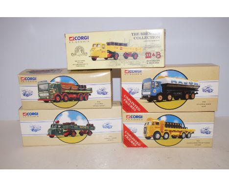 5 Corgi classics boxed vehicles