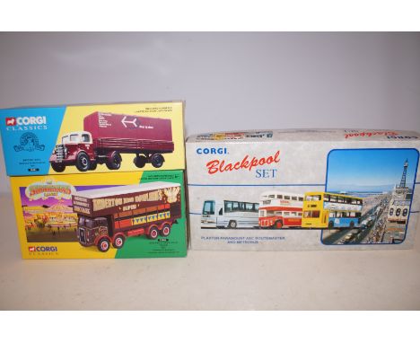 3 Corgi boxed vehicles