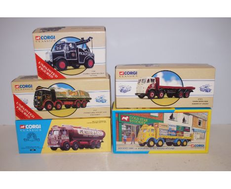 5 Corgi classics boxed vehicles