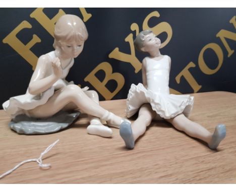 2 SPANISH BALLERINA FIGURES 1 BY NAO