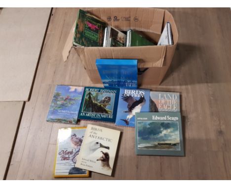 ART REFERENCE BOOKS TO INCLUDE MONET SEAGO ORNITHOLOGY COMPLETE HISTORY OF THE WORLD