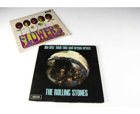 Rolling Stones LPs, two UK Release albums comprising Flowers (Export -SKL 4888 - Boxed Labels EX/EX-) and Big Hits (Stereo - 