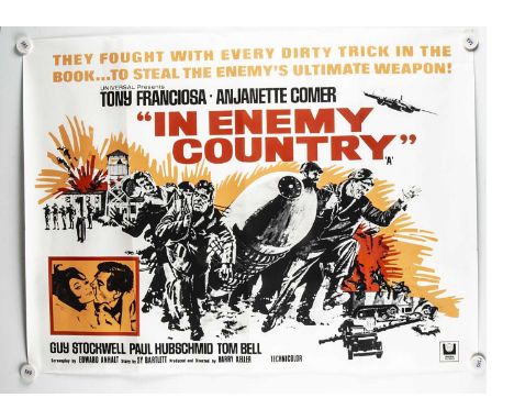 UK Quad Posters / War Films, six UK Quad posters of mainly War Films comprising Flight From Ashiya, The Mercenaries, Sergeant