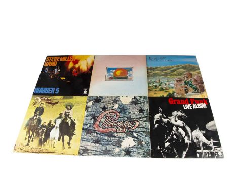 US Rock LPs, approximately sixty-five albums and a Box Set of mainly US Rock Bands / Artists including Allman Brothers, Blue 