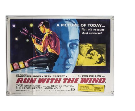 Run With The Wind (1966) Quad Poster, UK Quad poster for this film starring Francesca Annis and Shawn Phillips - rolled with 