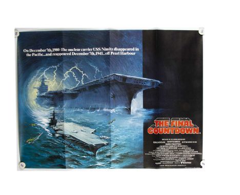 The Final Countdown (1980) Quad Posters, three copies of the UK Quad poster for this Sci-Fi Epic starring Kirk Douglas and Ma
