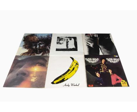 Sixties / Psych LPs, seventeen albums of mainly Sixties and Psychedelic artists comprising Jimi Hendrix, Velvet Underground, 