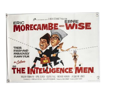 The Intelligence Men (1965) Quad Poster, UK Quad poster for this Morecambe and Wise spin off film - rolled with light fold ma