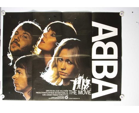ABBA The Movie (1977) UK Quad Poster, Original UK Quad Poster for the ABBA concert film -  folded with a few light tears and 