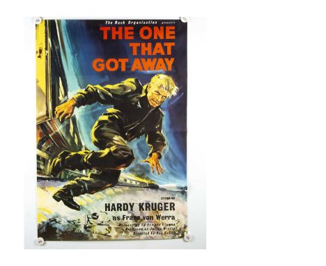 The One That Got Away (1957) One Sheet Posters, five UK One Sheet posters for this little known WWII Drama with striking artw