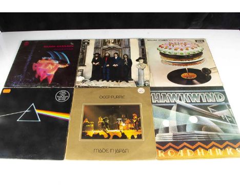 LP Records, approximately eighty albums of various genres with artists including The Beatles, Rolling Stones, Black Sabbath, 