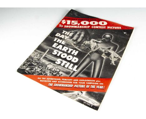 The Day The Earth Stood Still Exhibitor's Campaign Book, Original Campaign book / Pressbook for this Sci-Fi Classic - 24 page