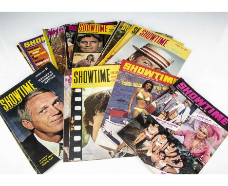 Showtime Magazines, twenty-three issues of Showtime from 1964, 65, 66 and 67 featuring The Beatles, Rolling Stones, Sean Conn