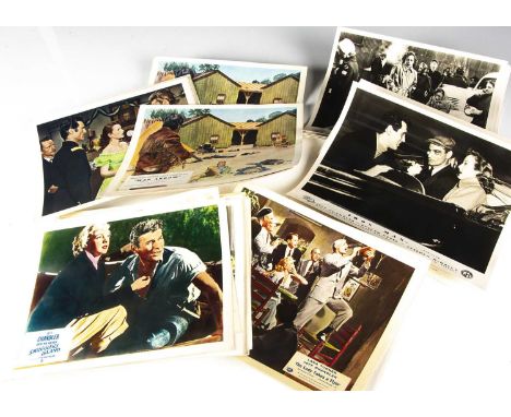 Jeff Chandler FiIms Lobby Cards / Front of House Stills, seventeen sets of eight UK Lobby Cards / FOH Stills for Jeff Chandle