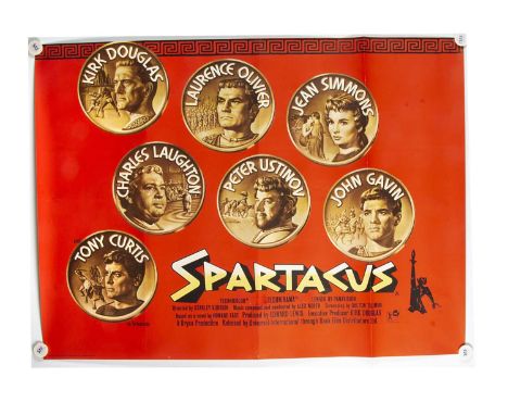 Spartacus (1960) Quad Poster, UK Quad poster for this Roman Empire Epic starring Kirk Douglas, Laurence Olivier et al with ar