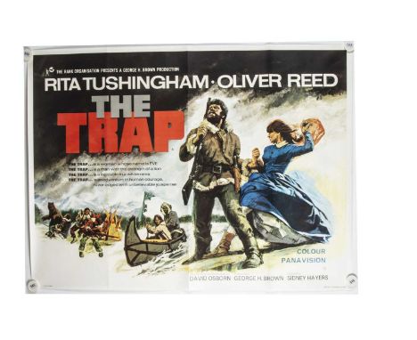 The Trap (1966) Quad Posters, ten copies of the UK Quad poster for the film starring Oliver Reed and Rita Tushingham - all ro
