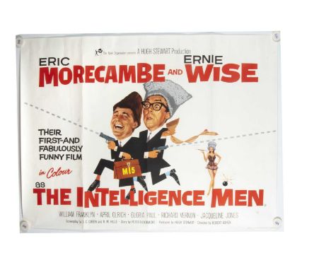 The Intelligence Men (1965) Quad Poster, UK Quad poster for this Morecambe and Wise spin off film - rolled with light fold ma