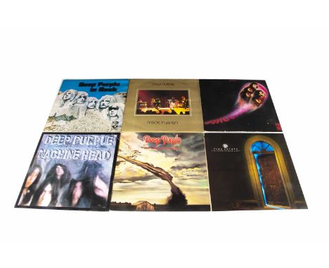 Deep Purple LPs, fourteen albums comprising Fireball, In Rock, Made In Japan, Machine Head, Burn, Stormbringer, Come Taste Th