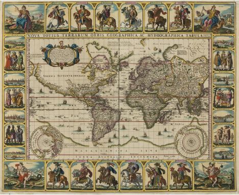 World.- Visscher (Claes Janszoon) Nova Totius Terrarum Orbis Geographica ac Hydrographica Tabula Auctore N. I. Piscator, magn