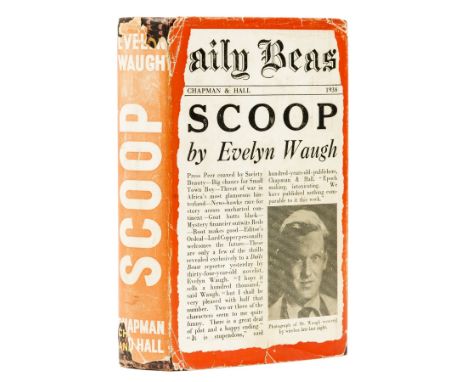 Waugh (Evelyn) Scoop, first edition, light toning to endpapers otherwise internally near fine, original patterned cloth, spin