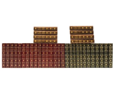 Disraeli (Benjamin) Novels and Tales, 12 vol., "Bradenham Edition", blue crushed half morocco by H. Sotheran &amp; Co., spine