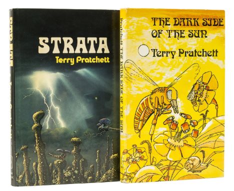 Pratchett (Terry) The Dark Side of the Sun, author's tippexed signature on title, light rubbing to extremities, 1976; Strata,