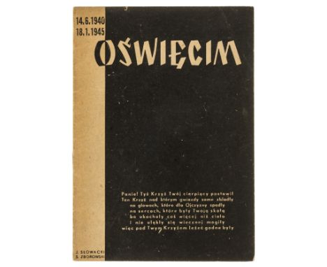 Opening speeches of the Auschwitz Museum in 1947.- Opieka nad Oświęcimiem, only edition, 16pp., illustrations, including a 