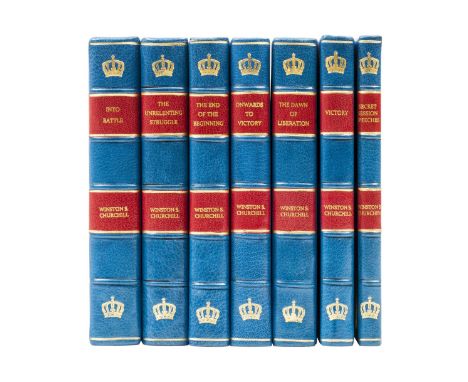 Churchill (Sir Winston Spencer) [The War Speeches], 7 vol., comprising Into Battle, 1941; The Unrelenting Struggle, 1942; The