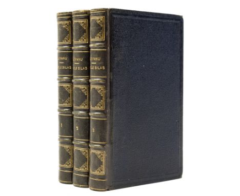 Le Fanu (Joseph Sheridan) Uncle Silas: A Tale of Bartram-Haugh, 3 vol., first edition, half-titles, scattered spotting, conte