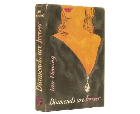 Fleming (Ian) Diamonds are Forever, first edition, original boards, upper cover decorated in blind with silver diamond to cen