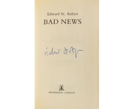 St. Aubyn (Edward) [The Patrick Melrose novels], 5 vol., comprising Never Mind, light foxing to initial and final pages, jack