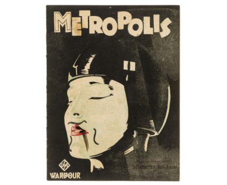 Harbou (Thea von) Metropolis, first English motion picture promotional brochure, illustrations, light spotting, original pict