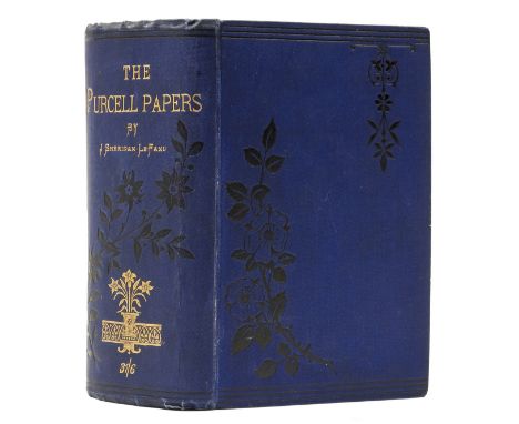 Le Fanu (Joseph Sheridan) The Purcell Papers, 3 vol. bound as 1, first edition, previous owner's ink signature to front paste